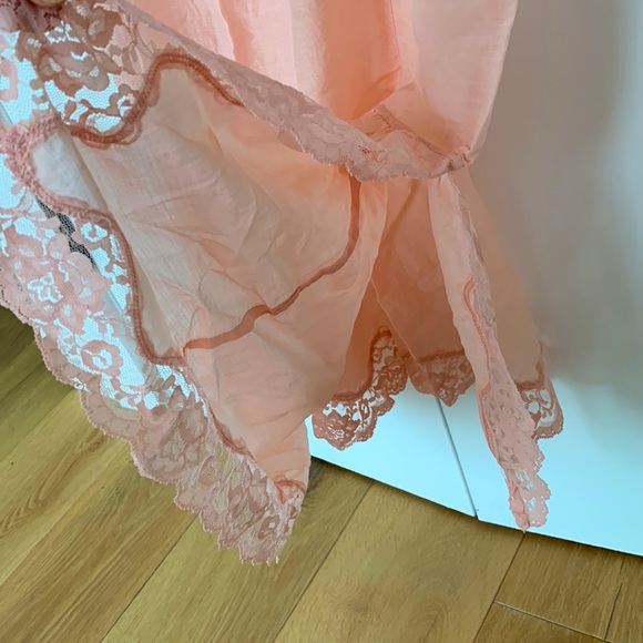 🦄 Sophie & Me coral top with lace trim - Picture 7 of 10